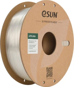 eSUN eTPU 95A Natural Clear 1.75mm Flexible 3D Printing filament 1Kg - TPU - Picture 1 of 2