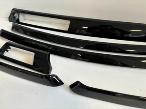 BMW E90 E91 3 Series 4 Door BLACK PIANO Interior Trim Set LHD - Picture 1 of 14
