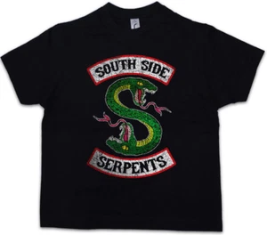 South Side Serpents Kids Boys T-Shirt Archie Snake Biker Mc Club Riverdale FP - Picture 1 of 1