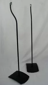 2 Genuine Bose UFS-20 Floor Stands (Black) No Caps For JEWEL CUBES - Picture 1 of 3