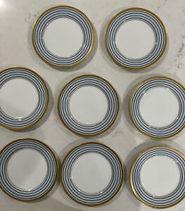 New ListingChristian Dior 6.5â€� Tropez Blue Plates - Set Of 8 Mint Condition