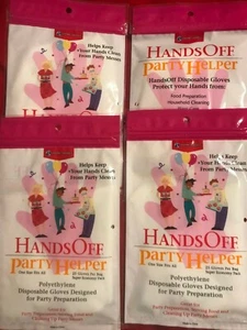 4- Nuove Confezioni Prime Source Hands Off Party Helper 100 Guanti Monouso - Foto 1 di 7