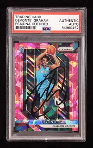 Devonte' Graham Signed 2018-19 Panini Prizm Prizms Pink Ice #288 RC (PSA) Rookie - Picture 1 of 2