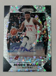 2017-18 Panini Prizm Fast Break Autographs #177 Reggie Bullock Detroit Pistons - Bild 1 von 2