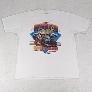 Vintage 1992 Dale Earnhardt Intimidator Tour T-Shirt Herren XL weiß doppelseitig - Bild 1 von 10