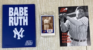 1991 Line Drive Babe Ruth 20 Card Set Yankees - Display Book - Statistics Sheet - Picture 1 of 8