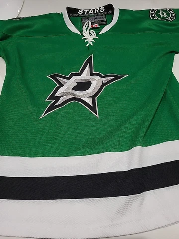 DALLAS STARS AUTHENTIC Tyler Seguin  GREEN HOME REEBOK Jersey Size 50! Cover