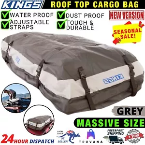 Roof Top Cargo Bag Waterproof Roof Luggage Rack Storage Carrier Travel Camping - Picture 1 of 12