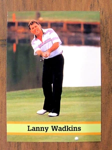 LANNY WADKINS  1993 U.K. FAX PAX FAMOUS GOLFERS #19    GOLF LEGEND - Picture 1 of 1