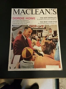 Maclean's - Canada's National Magazine, October 15, 1966 - Gordie Howe Cover Pho - Picture 1 of 2