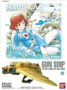 BANDAI 1/20 Nausicca of the Vally of the Wind Gun Ship Plastic Model - Picture 1 of 4