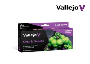 VALLEJO JUEGO COLOR - JUEGO ORCOS Y DUENDES (BOTELLAS 8 x 18ML) - 72.192 - Imagen 1 de 2