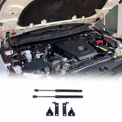 Amortiguadores de gas con elevación del capó delantero para Mitsubishi L200 Triton 2015-18 Foto 1 de 4