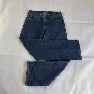 Old Navy Straight Boys Youth, Blue Jean Pants. Size:12 Regular,Adjustable Waist - Picture 1 of 8
