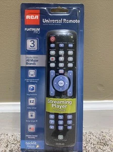 RCA RCRN03BR 3-Device Universal Remote Control with Partially Backlit Keypad New - Picture 1 of 2