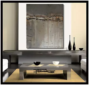ABSTRACT PAINTING MODERN CANVAS WALL ART Large, Framed, Signed, US ELOISExxx - Picture 1 of 7