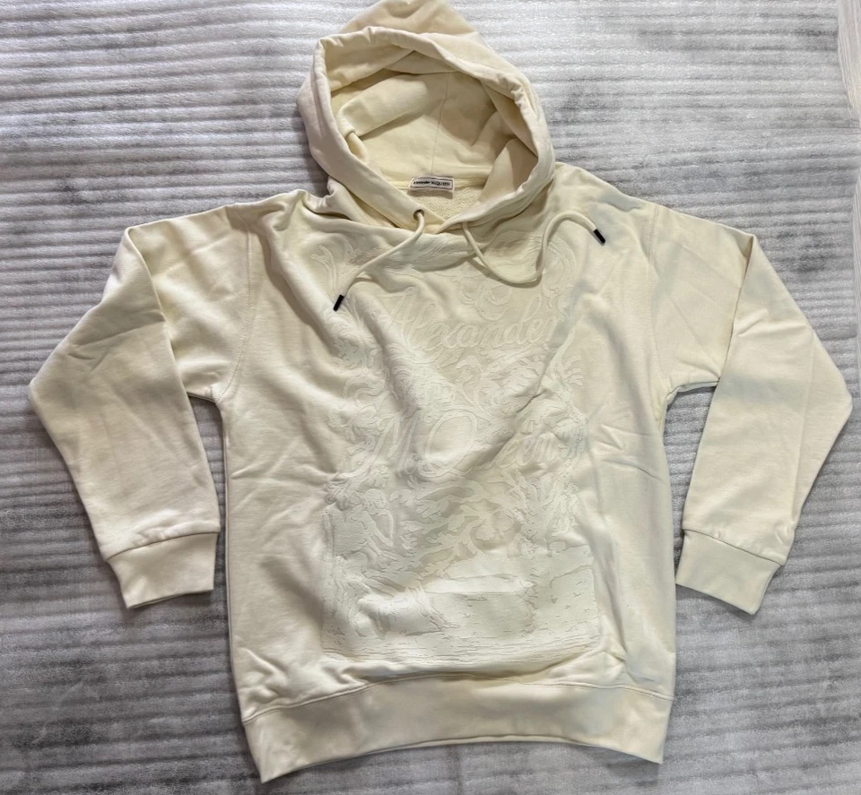 Sudadera con capucha Alexander McQUEEN beige para hombre talla M Foto 1 de 3