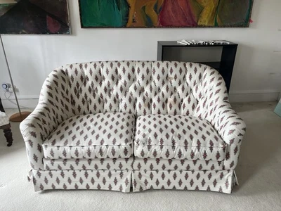 Vintage Laura Ashley Sofa With Diamond Floral Design ~ viceroy turk pattern - Image 1 of 4