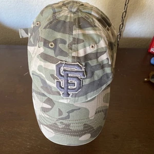 Gorra camuflada marca Sf Giants '47 talla única bonita gorra rara - Imagen 1 de 3
