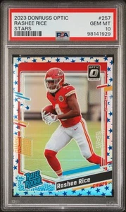 2023 Panini Donruss Optic #257 Rashee Rice Stars PSA 10 - Picture 1 of 2
