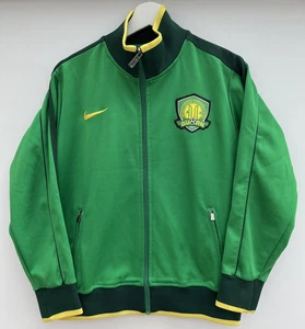 Beijing Guoan Football Track Jacket Nike Green Full Zip China Retro Mens Medium - Picture 1 of 8