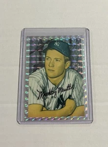 Mickey Mantle 1996 Topps Commemorative Atomic Refractor Baseball Card - Picture 1 of 2