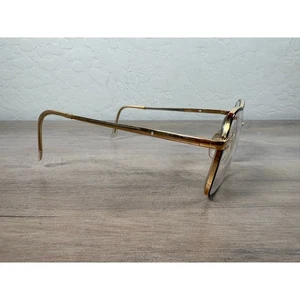 Vintage AO Safety (American Optical) Z87 Gold Eyeglass Frames- EUC - Picture 1 of 6