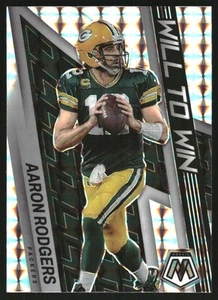 Mosaico Panini 2022 voluntad de ganar mosaico #1 Aaron Rodgers - casi nuevo-como nuevo - Imagen 1 de 2
