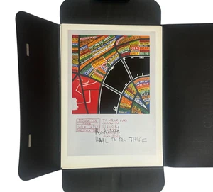 Radiohead "Hail to the Thief" Mapa Mental Litografía Colección Set de 9 - Imagen 1 de 6