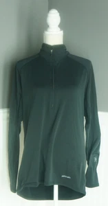 VTG Patagonia R1 Regulator 1/4 Zip Black Polartec Micro Grid Waffle Pullover - Picture 1 of 4