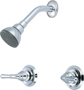 Faucets P-1232 Two Handle Shower Set, Chrome Finish - Picture 1 of 8