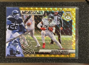 Derrick Henry Gold  1/10 2022 Mosaic Football Montage, First Of Print - Picture 1 of 2