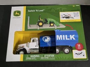 John Deere 1/32 Scale Switch n Load LP83013 Peterbilt Semi Flatbed 18 Piece Set! - Picture 1 of 3