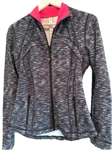 Chaqueta Lululemon Define en excelente estado, jaspeada negra/gris, 8 - Imagen 1 de 3