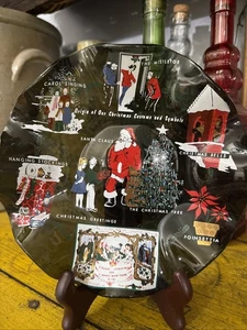 Vintage Weihnachten 60er Charles Kaiser Holiday Customs Süßigkeiten Erdnuss Schale MCM Retro - Bild 1 von 9