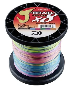 Daiwa J-Braid Grand X8 0,24mm / 22kg / 1500m Multicolor Geflochtene Schnur - Zdjęcie 1 z 1