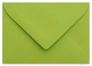 Buste 25 pz Mini adatte per biglietti da visita verde chiaro 6 x 9 cm - Foto 1 di 2