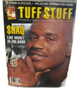 1993 June TUFF STUFF Trading Card Magazine SHAQ Shaquille O'Neal On Cover - Picture 1 of 3