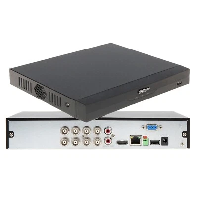 DAHUA XVR Videosorveglianza DVR 8 Canali 5 MP Penta Ibrido 5in1 IP Compatibile