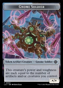 x4 Gnome Soldier / Gnome Token FOIL #3 / 16 | LCI Lost Caverns of Ixalan | MTG - Picture 1 of 1