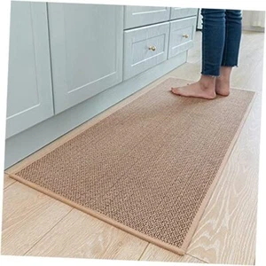 Kitchen Rugs and Mats Non Skid Washable, Absorbent Runner Rugs 20"x47" Beige - Picture 1 of 7