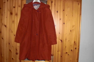 Damen Mantel Parka Gr .38 mit Kapuze Farbe Rostfarbe - Bild 1 von 12