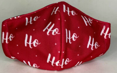 Handmade Christmas Face Masks-Reusable-Washable-Reversible w/ 2 Cotton Layers - Image 1 of 2