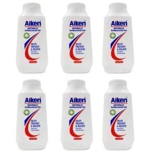 6 X Talco en Polvo Antibacteriano Talco Medicado Aiken 500g Alivia la Picazón - Imagen 1 de 7