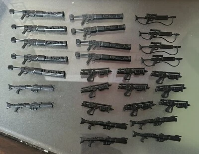 Lot Of 34 Used Loose Modern Star Wars Figures Plus Weapons Accessories - Image 1 of 4