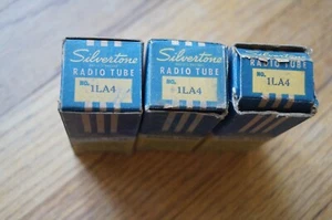 3 tubos vintage NOS Silvertone 1LA4 - Imagen 1 de 3