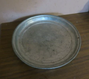 Antique Hand Hammered Islamic Copper Tray Plate 10.5" Lid - Picture 1 of 3