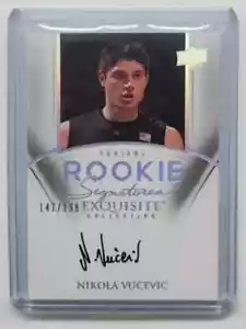 2011-12 UD Exquisite Nikola Vucevic Rookie Autograph Auto RC #147/199 - Picture 1 of 2