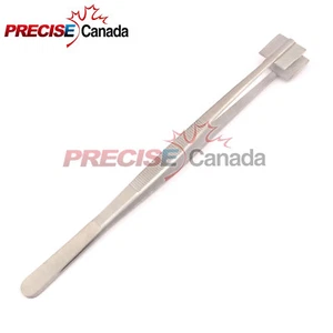 PRECISE CANADA Stainless Steel PRO TWEEZER 8'' MASHER Lampwork Bead Tools - Picture 1 of 2