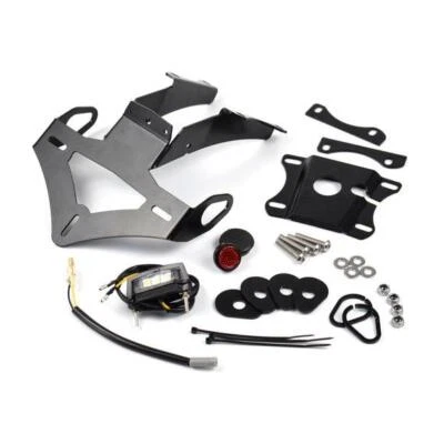 Pirámide Número Placa Accesorio Cola Ordenada Negro Mate Yamaha XSR 900 2022 - 2024 Foto 1 de 4